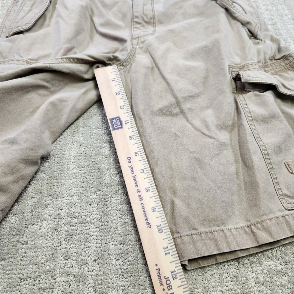 Vintage Paratrooper Style Shorts Men 32 Heavy Cotton Twill Old Navy‎ Military